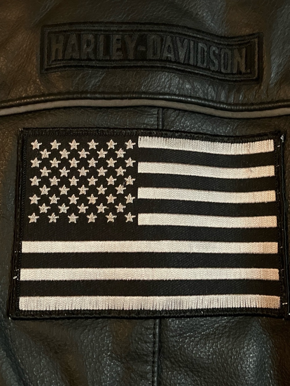 Harley-Davidson Men’s Black Leather Vest Size 2XL